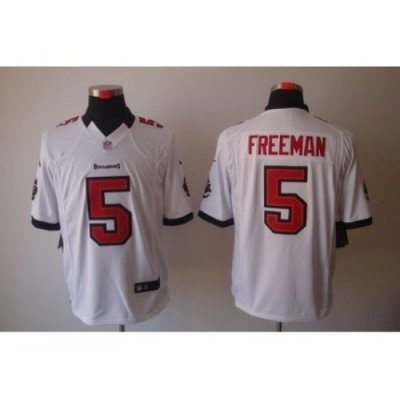 Nike Tampa Bay Buccaneers 5 Josh Freeman White Limited NFL Jersey