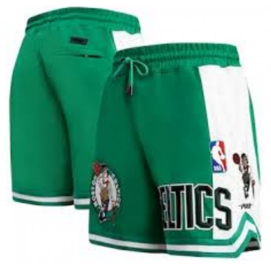 NBA Shorts Celtics Green White