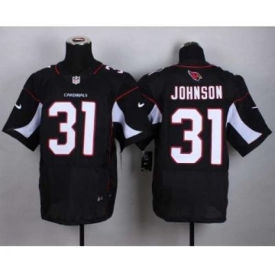 nike nfl jerseys arizona cardinals 31 johnson black[Elite][johnson]