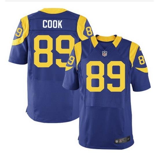 Nike Rams #89 Jared Cook Royal Blue Alternate Mens Stitched NFL Elite Jersey