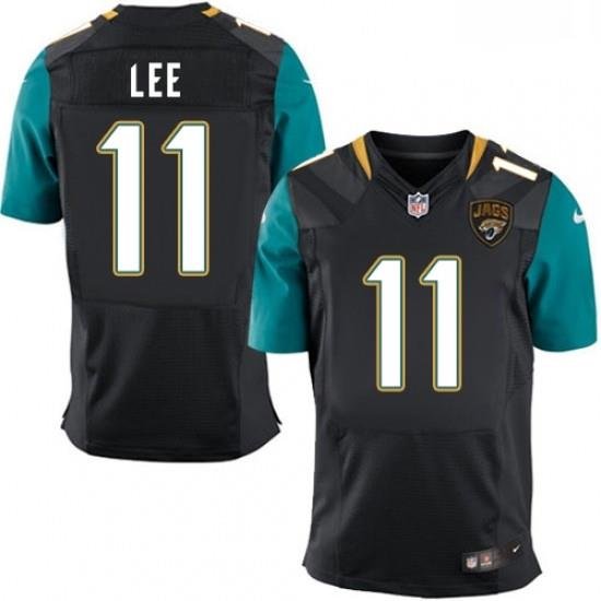 Men Nike Jacksonville Jaguars 11 Marqise Lee Black Alternate Vapor Untouchable Elite Player NFL Jersey