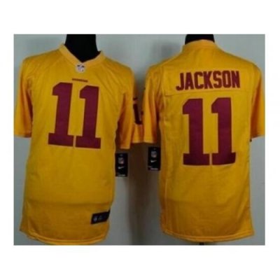 Nike Washington Redskins 11 DeSean Jackson Yellow Game NFL Jersey