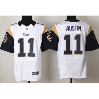 Nike St. Louis Rams 11 Tavon Austin White Elite NFL Jersey