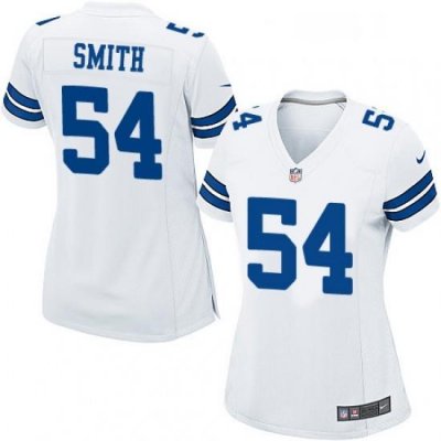 Womens Nike Dallas CoWboys 54 Jaylon Smith Game White NFL Jersey