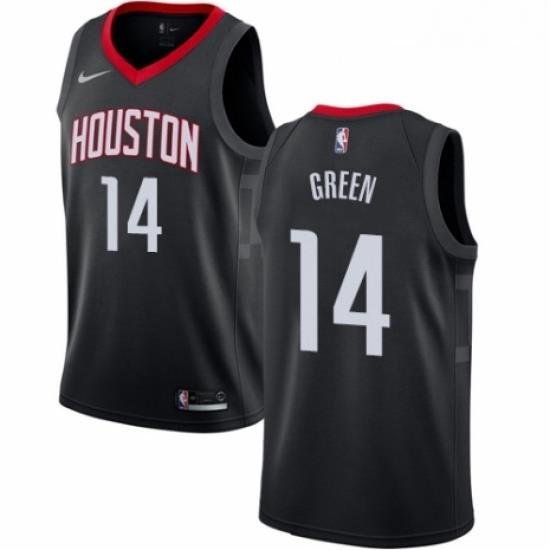 Youth Nike Houston Rockets 14 Gerald Green Authentic Black NBA Jersey Statement Edition