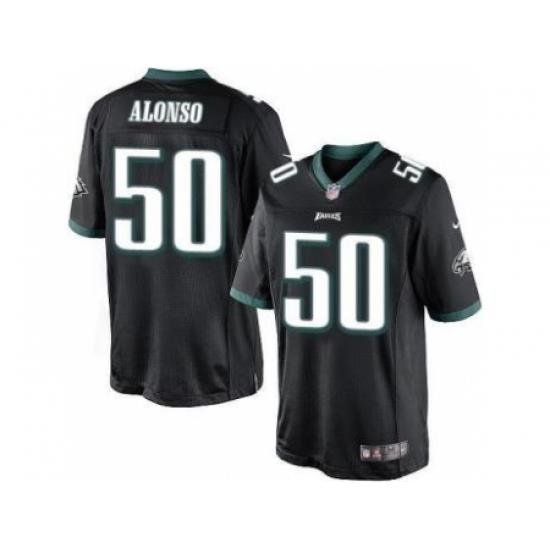 Nike Philadelphia Eagles 50 Kiko Alonso Black Limited NFL Jersey