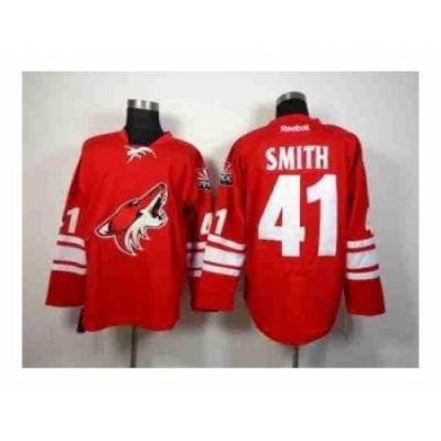 NHL Jerseys Phoenix Coyotes #41 Smith red