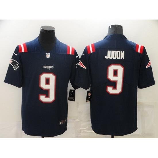 Men New England Patriots 9 Matthew Judon Navy Blue 2021 NEW Vapor Untouchable Stitched NFL Nike Limited Jersey