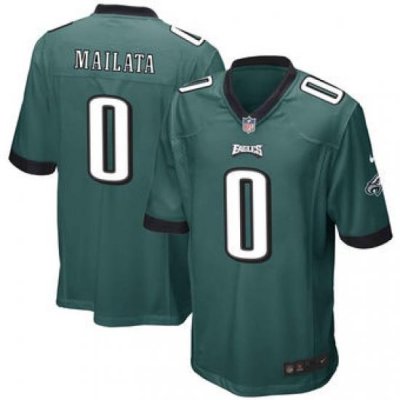 Men's Philadelphia Eagles Jordan Mailata Nike Green 2018 NFL Draft Pick Elite Jersey