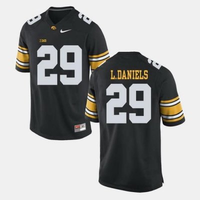 Leshun Daniels Jr. Black Iowa Hawkeyes Alumni Football Game Jersey