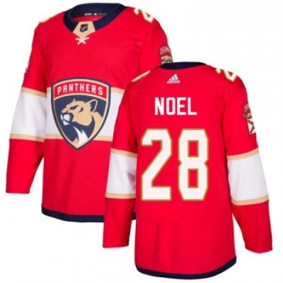 Youth Adidas Florida Panthers 28 Serron Noel Authentic Red Home NHL Jersey