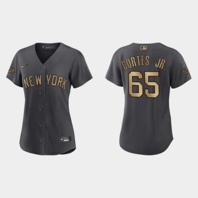 Women Nestor Cortes Jr. NeW York Yankees 2022 Mlb All Star Game Replica Charcoal Jersey