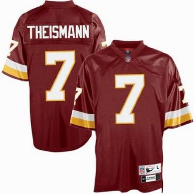 Washington Redskins 7 Joe Theismann Throwback red Jersey