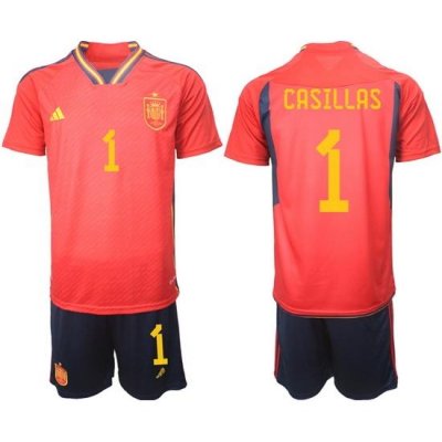 Men FIFA 2022 Spain Soccer Jersey 021