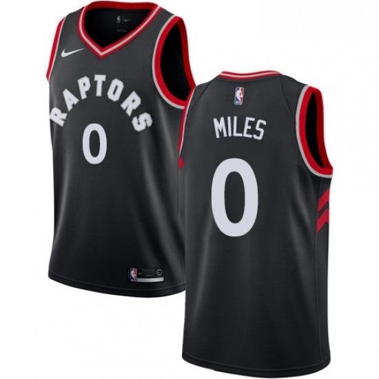 Mens Nike Toronto Raptors 0 CJ Miles Swingman Black Alternate NBA Jersey Statement Edition