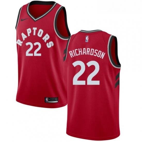 Youth Nike Toronto Raptors 22 Malachi Richardson Swingman Red NBA Jersey Icon Edition