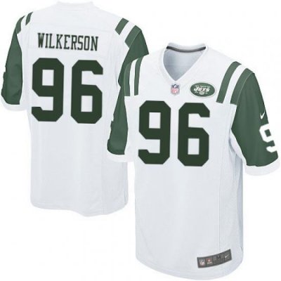 Youth Nike NeW York Jets #96 Muhammad Wilkerson Limited White NFL Jersey