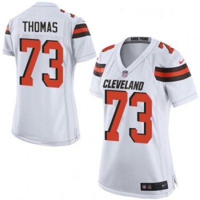 Womens Nike Cleveland Browns 73 Joe Thomas Game White NFL Jersey