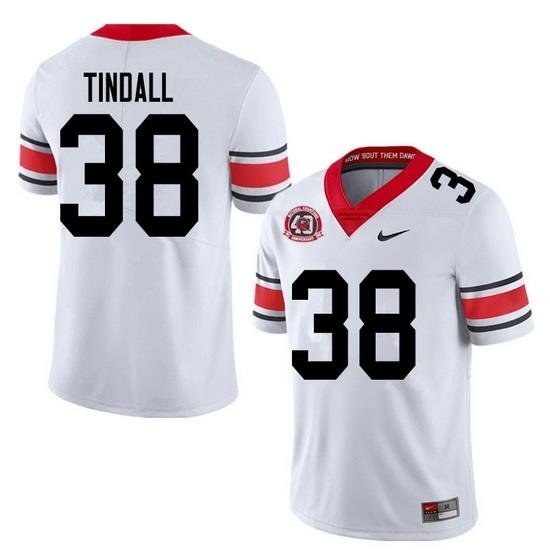 2020 Men #38 Brady Tindall Georgia Bulldogs 1980 National Champions 40th Anniversary College Footbal