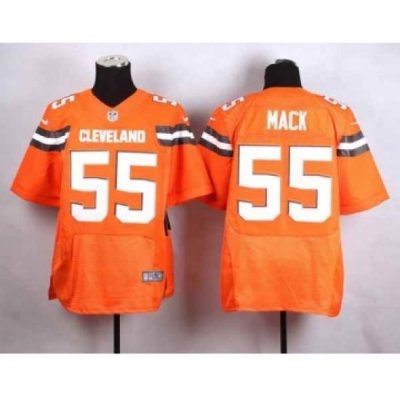 nike nfl jerseys cleveland browns 55 mack orange[Elite][new style]