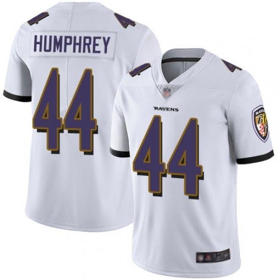 Ravens 44 Marlon Humphrey White Youth Stitched Football Vapor Untouchable Limited Jersey