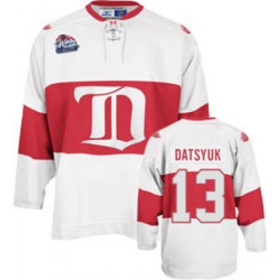 RBK Deroit Red wings #13 DATSYUK White Winter Classic