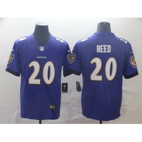 Ravens 20 Ed Reed Purple Vapor Untouchable Limited Jersey