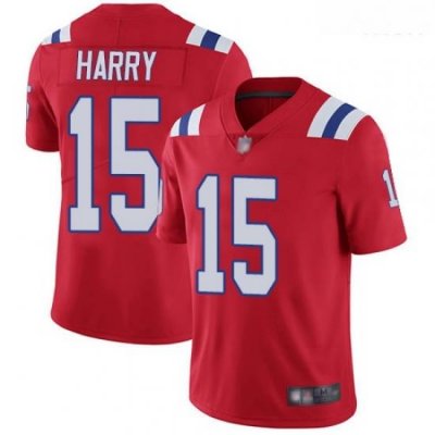 Patriots 15 N 27Keal Harry Red Alternate Men Stitched Football Vapor Untouchable Limited Jersey