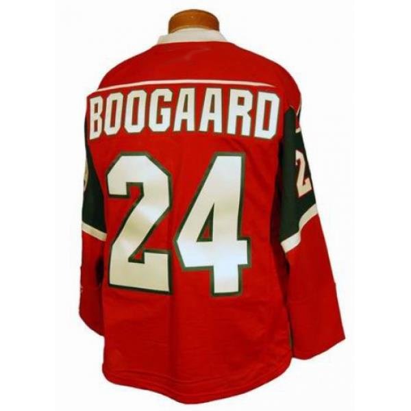 Minnesota Wild 24# BOOGAARD RED