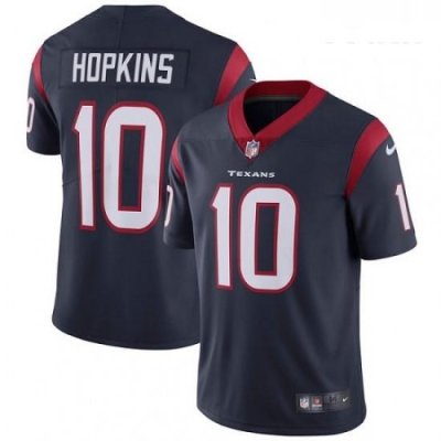 Youth Nike Houston Texans 10 DeAndre Hopkins Elite Navy Blue Team Color NFL Jersey