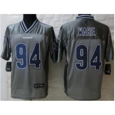 Nike Dallas CoWboys 94 DeMarcus Ware Grey Elite Vapor NFL Jersey