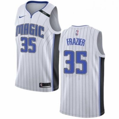 Youth Nike Orlando Magic 35 Melvin Frazier Swingman White NBA Jersey Association Edition