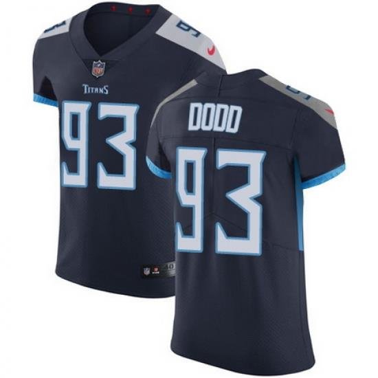 Nike Titans #93 Kevin Dodd Navy Blue Alternate Mens Stitched NFL Vapor Untouchable Elite Jersey