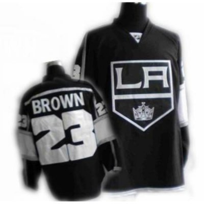 Los Angeles Kings Alternate jerseys 23# BROWN black