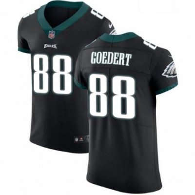 Mens Nike Philadelphia Eagles 88 Dallas Goedert Black Vapor Untouchable Elite Player NFL Jersey