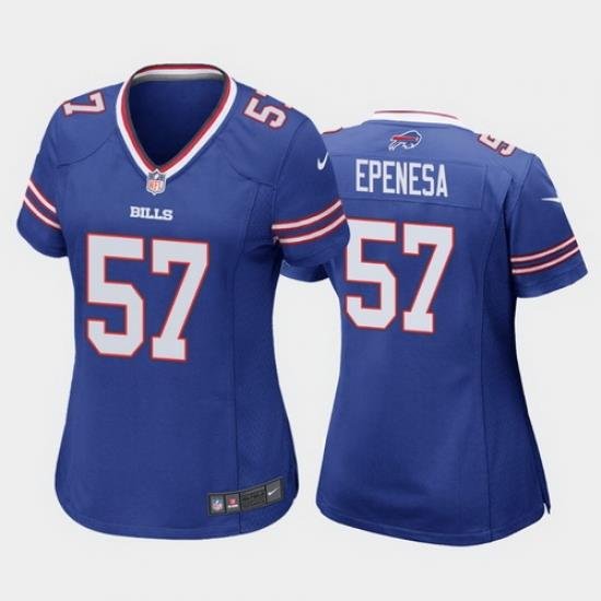 women a.j. epenesa buffalo bills royal game jersey