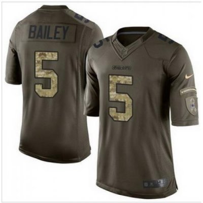 Nike Dallas Cowboys #5 Dan Bailey Green Mens Stitched NFL Limited Jersey