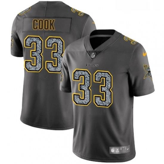 Youth Nike Minnesota Vikings 33 Dalvin Cook Gray Static Vapor Untouchable Limited NFL Jersey