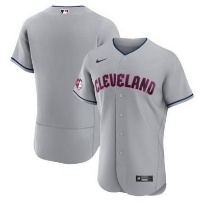 Men Cleveland Guardians Blank Grey Flex Base Stitched jersey