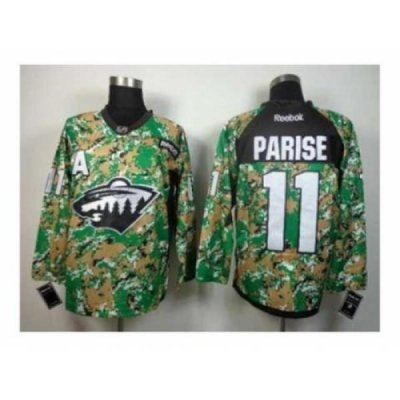 NHL Jerseys Minnesota Wild #11 Parise camo[patch A][parise]