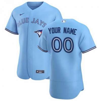 Toronto Blue Jays Custom Men Women youth Nike Light Blue Alternate 2020 Authentic Player MLB Jersey