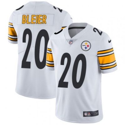 Nike Steelers #20 Rocky Bleier White Mens Stitched NFL Vapor Untouchable Limited Jersey