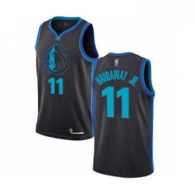 Womens Dallas Mavericks 11 Tim Hardaway Jr Swingman Charcoal Basketball Jersey City Edition