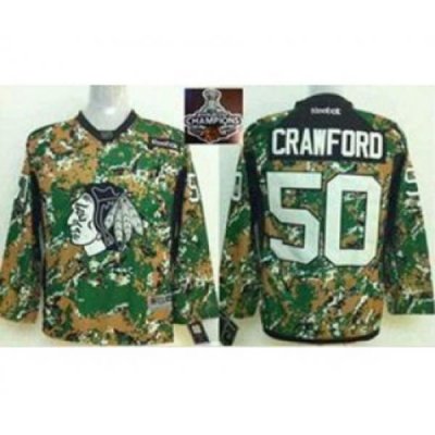 youth nhl jerseys chicago blackhawks #50 crawford camo[2015 Stanley cup champions]