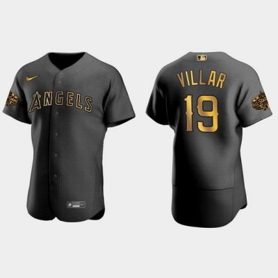 Men Los Angeles Angels Jonathan Villar 2022 Mlb All Star Game Authentic Black Men Jersey