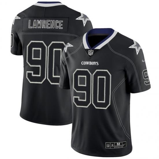 Nike Cowboys 90 DeMarcus Lawrence Black Shadow Legend Limited Jersey