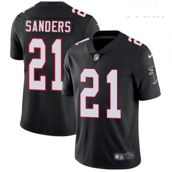 Youth Nike Atlanta Falcons 21 Deion Sanders Elite Black Alternate NFL Jersey