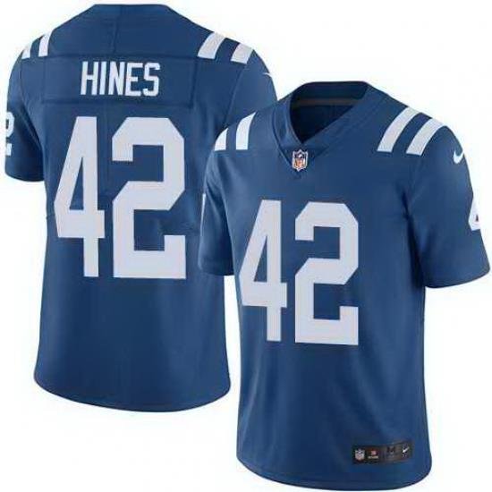 Nike Colts 42 Nyheim Hines Royal Vapor Untouchable Limited Jersey