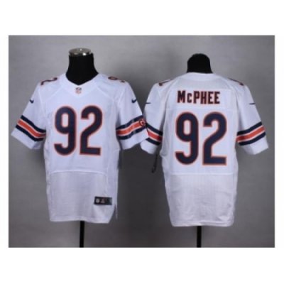 Nike Chicago Bears 92 Pernell McPhee white Elite NFL Jersey