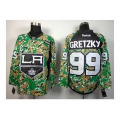 NHL Jerseys Los Angeles Kings #99 Gretzky camo[patch C]